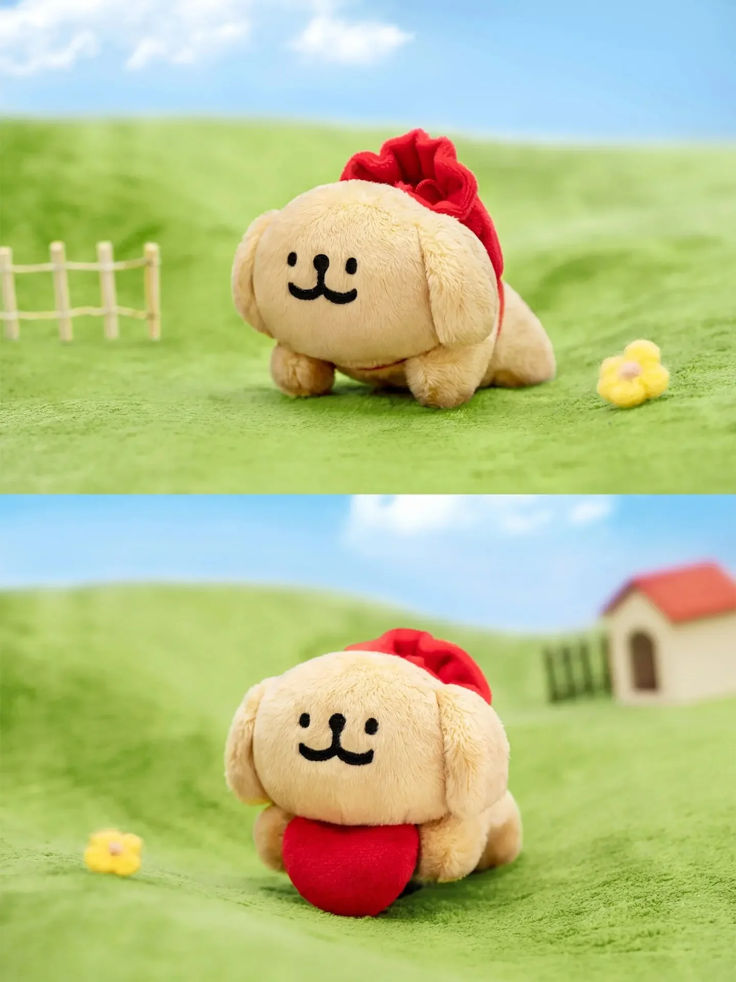 Original 12cm Line Puppy Diary Series Plush Box Cute Kawaii Puppy Anime Figures Model Collection Festival Gifts Girls