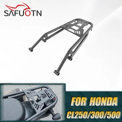 Rear Luggage Cargo Rack Carrier Mount Backrest for Honda CL 250 300 500 2023 2024 Motorcycle Shelf Holder Accessories