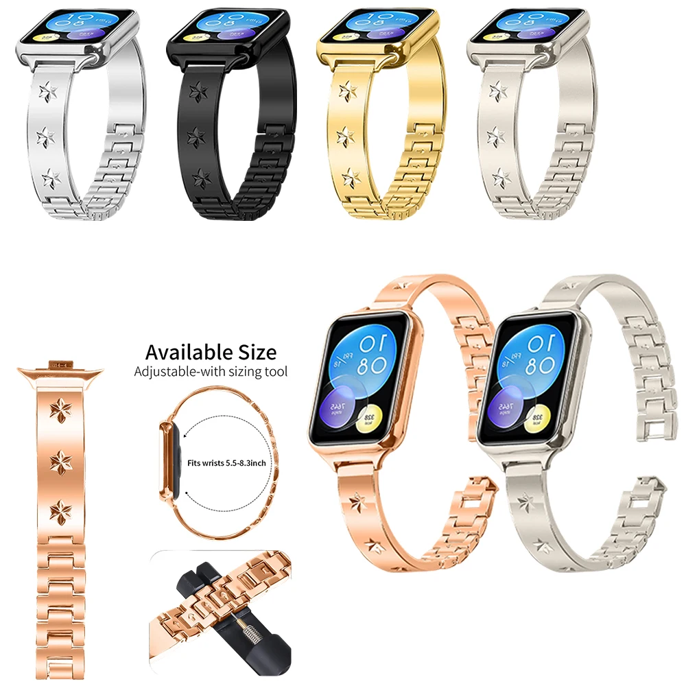 Metal Strap for XiaoMi Band 8 Pro Bracelet for Xiaomi Mi Band 8 Pro Wristband Mi Band 8 Pro Stainless Steel Strap Accessories