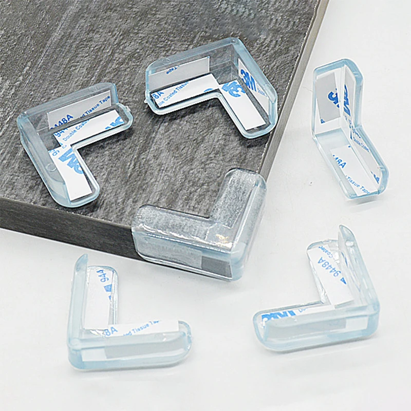 2 pçs/set segurança do bebê em forma de l protetor capa mesa canto guardas simples crianças proteção para casa móveis borda canto guardas