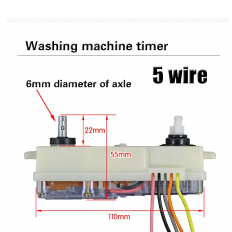 5-line 15 minutes washing machine timer switch Wash timer Semi-automatic double-cylinder washing machine parts