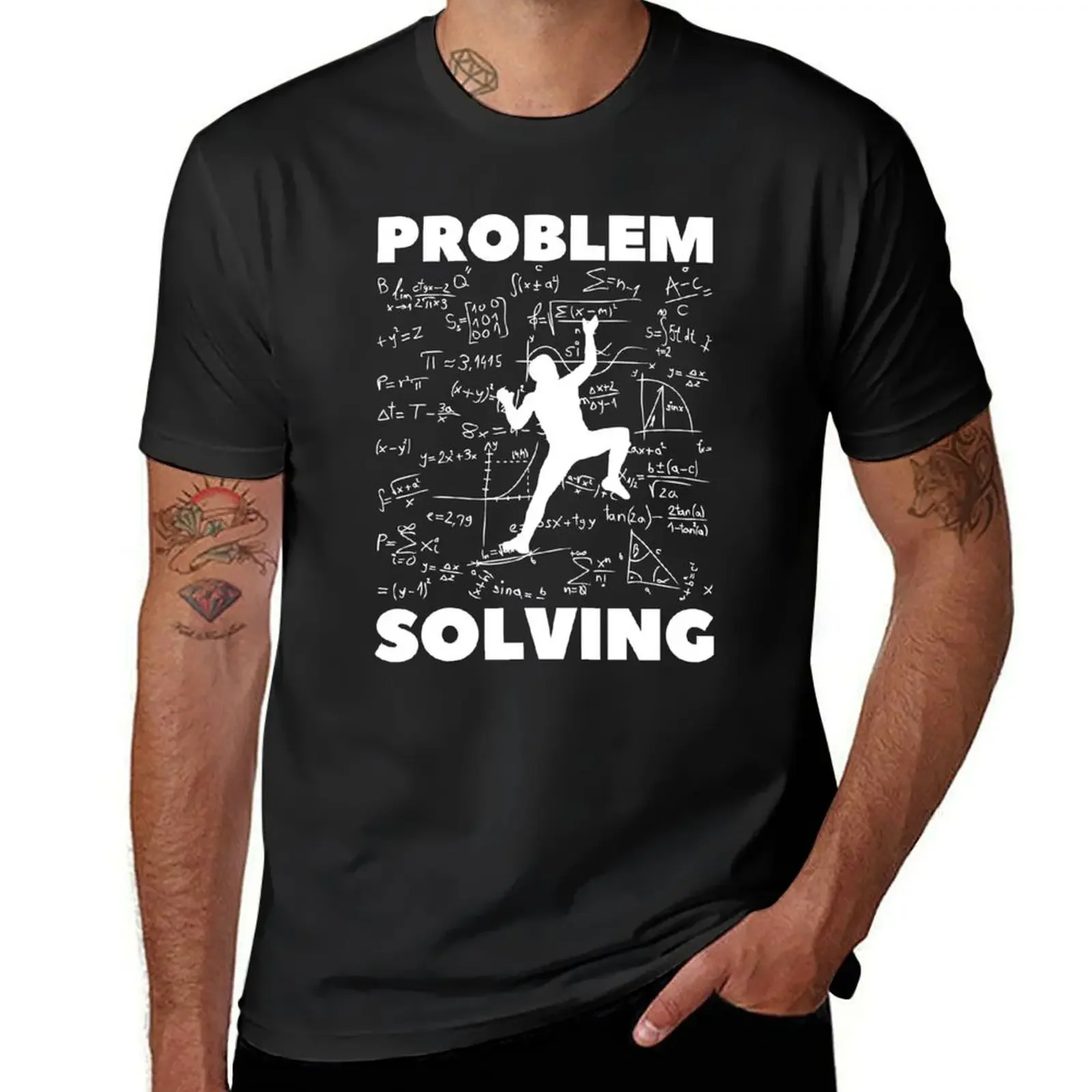 Problem Solving. Rock Climbing. Bouldering T-Shirt oversizeds Blouse tees men t shirt