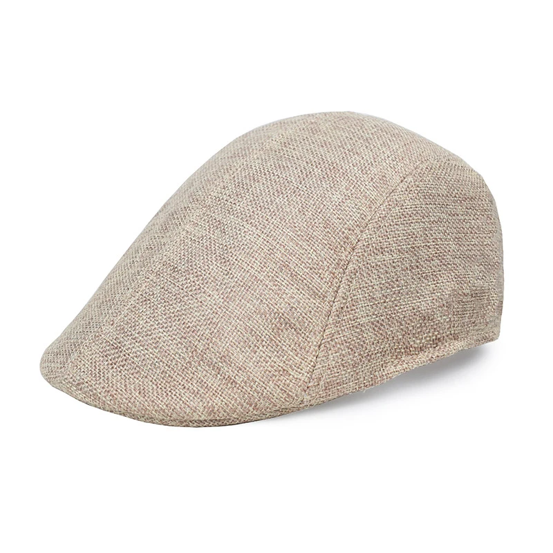 Cotton And Linen Beret Vintage Duckbill Hat Simple And Thin Summer Forward Hat