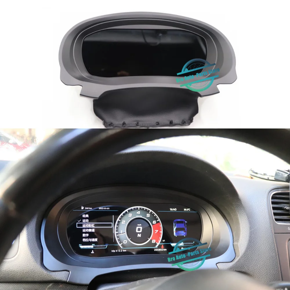 The PQ MQB Platform Automotive LCD Instrument Virtual cockpit is available for the VW Golf 6 7 Passat B6 B7 B8 Tiguan Scirocco