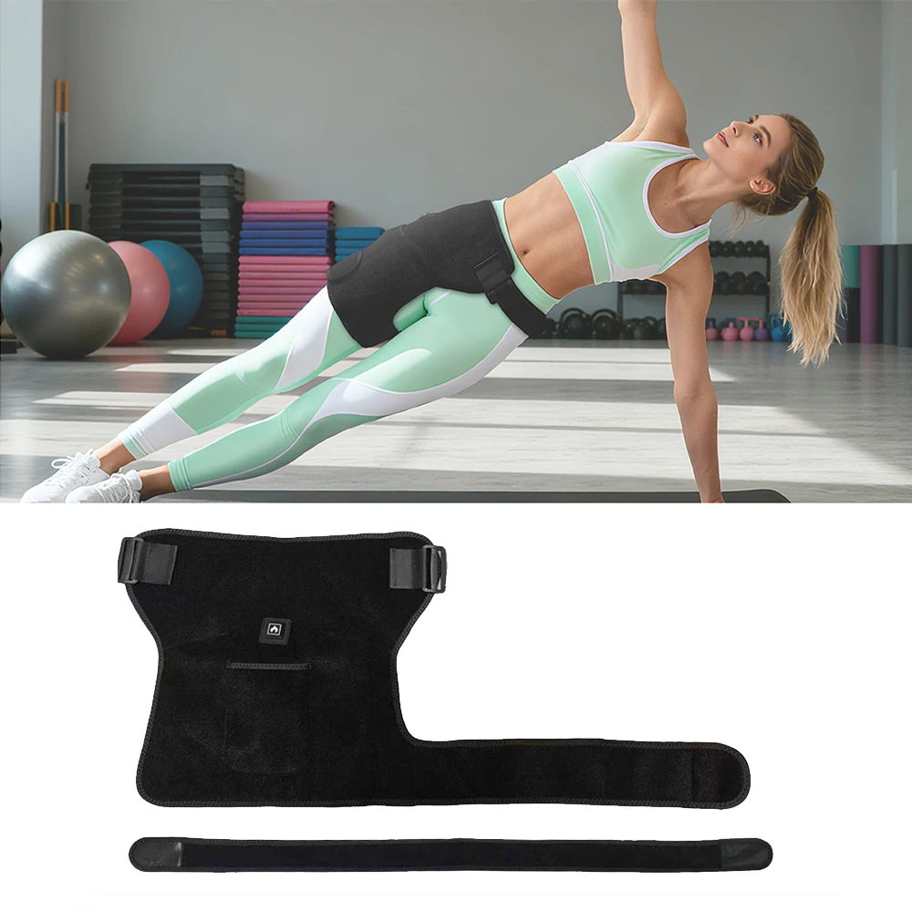 

660nm Red Light Hip Heating Pad Outdoor Sports Support Brace for Sciatica Relief Hot Compress Thigh Buttock Warmer Strap Plug in
