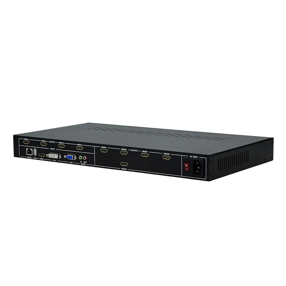 Free Video Wall Controller Max Resolution Upto 3x3 1080P60hz hd Video Wall Controller 3x3