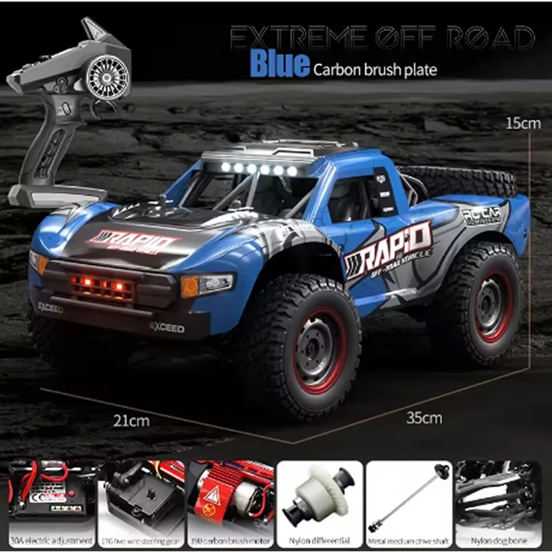 

JJRC Q130 Q130-C 70 км/ч 4WD RC Автомобильный светильник с полным приводом и дистанционным управлением Автомобиль Электрический грузовик