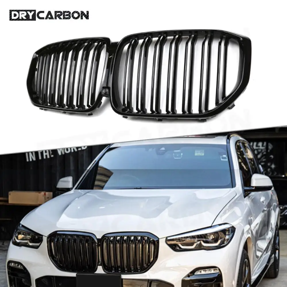 

Front Grille Hood Gloss Black for BMW X5 G05 2019 + Car Styling Front Bumper Racing Grills Body Kits Accessories
