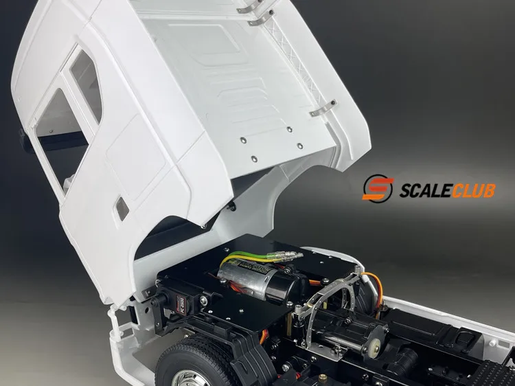 SCALECLUB RC Truck 1/14 Vordere Halterung Cab Flip Scharnier Für Tamiya 770S TGX FH16 R620 R470 Actros 1 14 RC Truck Teile Zubehör – Detail 7