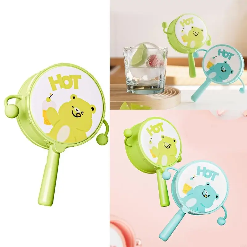 Innovative Rattle Design Ice Cubes Maker With Flexible Silicone Construction For Cocktails Chocolate Candy Crafting Y5GB