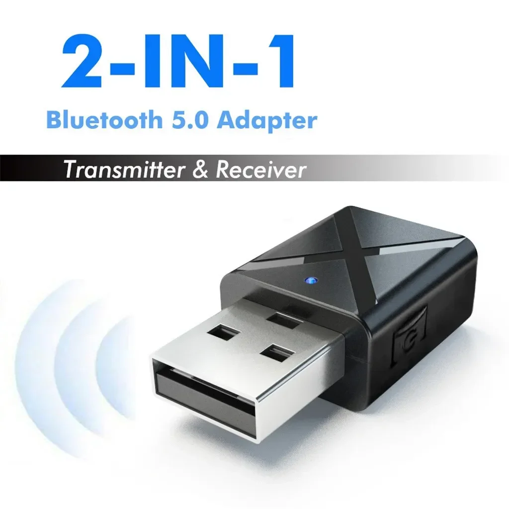 USB Bluetooth 5.0 Transmitter Receiver Mini Stereo AUX RCA USB 3.5mm Jack For TV PC Car Kit Wireless Audio Adapter Speaker TV PC