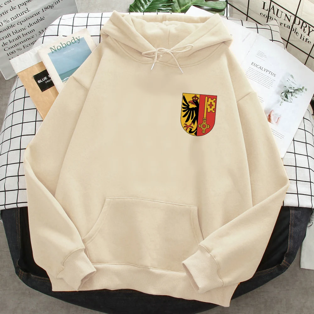 Suisse hoodies women Winter  harajuku sweat y2k Fleece pulls women harajuku clothing