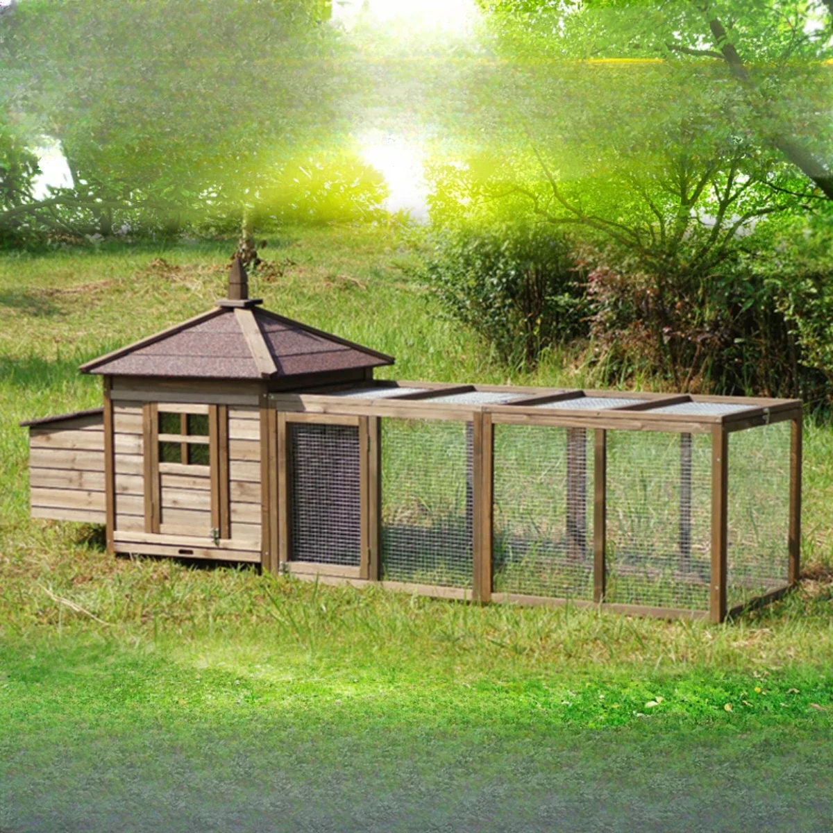 Outdoor chicken coop, household large rainproof chicken coop, duck cage, dog house, rabbit cage, pet cage