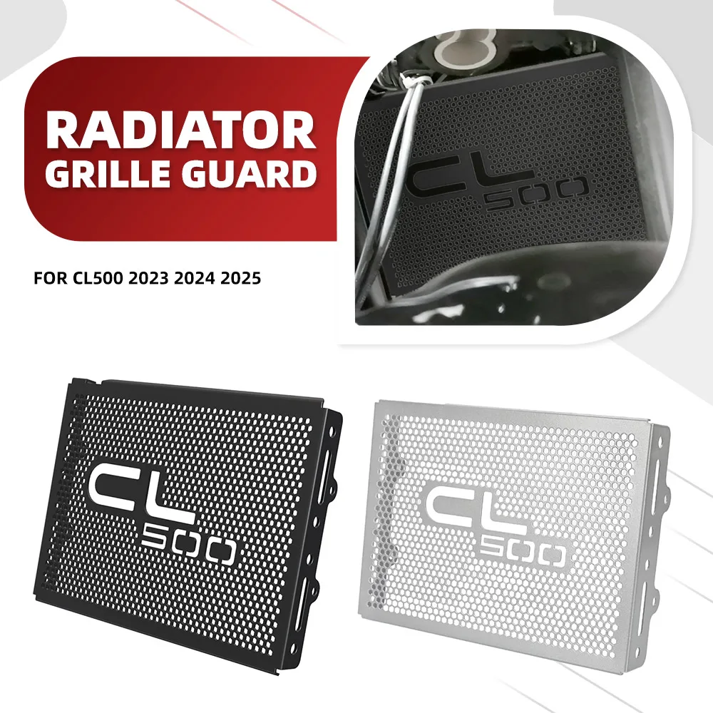 

FOR HONDA CL500 2023 2024 2025 Motorcycle Radiator Grille Guard Protector Grill Oil Cooler Cover Accessories CL 500 2026