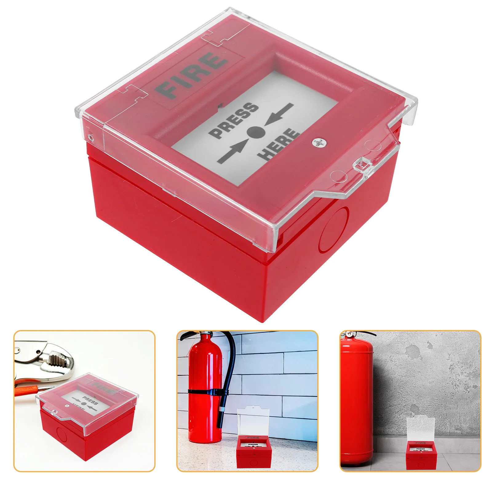 

Emergency Alarm Button Easy Installation Broken Glass Fire Emergency Exit Release Button for Electrical Access Control System