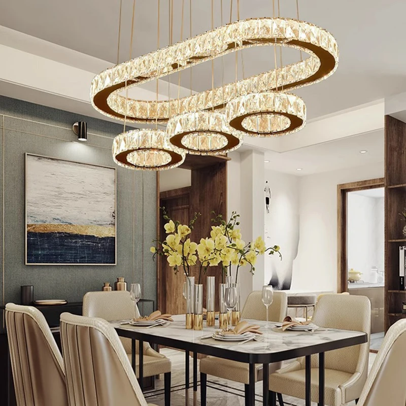 

home decorationPendant lights, luxury crystal living room chandelier, dining room Pendant lamp, ceiling light, indoor lighting