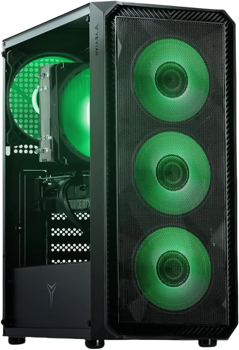 

RTX 5070 12 ГБ GDDR7 | 32 ГБ DDR5 RGB 6000 МГц | 2 ТБ Gen4 NVMe SSD | Wi-Fi B650 | 750 Вт 80+ Gold | Предварительно собранный ПК Tower с Windows 11 Home