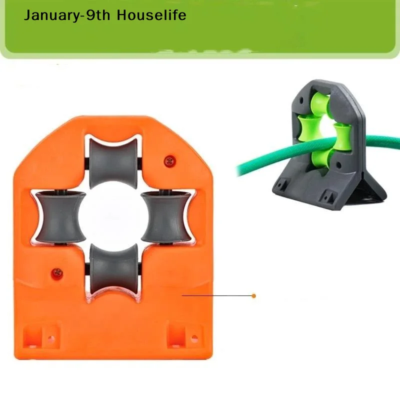 Outdoor Garden Hose Guide Bracket Wall Corner Anti Skid Pipe Positioning Roller Lawn Irrigation Hose Holder Accessories