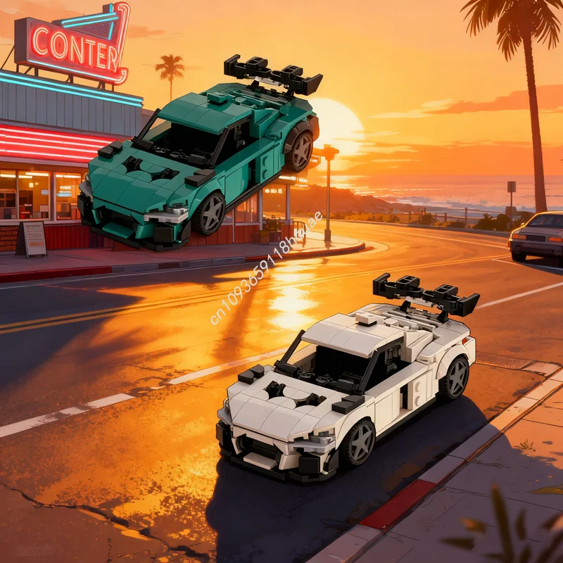 

379pcs MOC ABT XGT Audiee White City Champions Model Building toy blocks DIY creative Christmas gift Education Brick Birthday