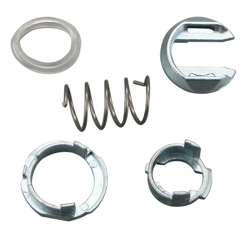7 Pcs/Set Front Left & Right Door Lock Cylinder Repair Kit for VW /Mk4 /Golf 4 /Bora 1U0837167EC W904-ST-7T