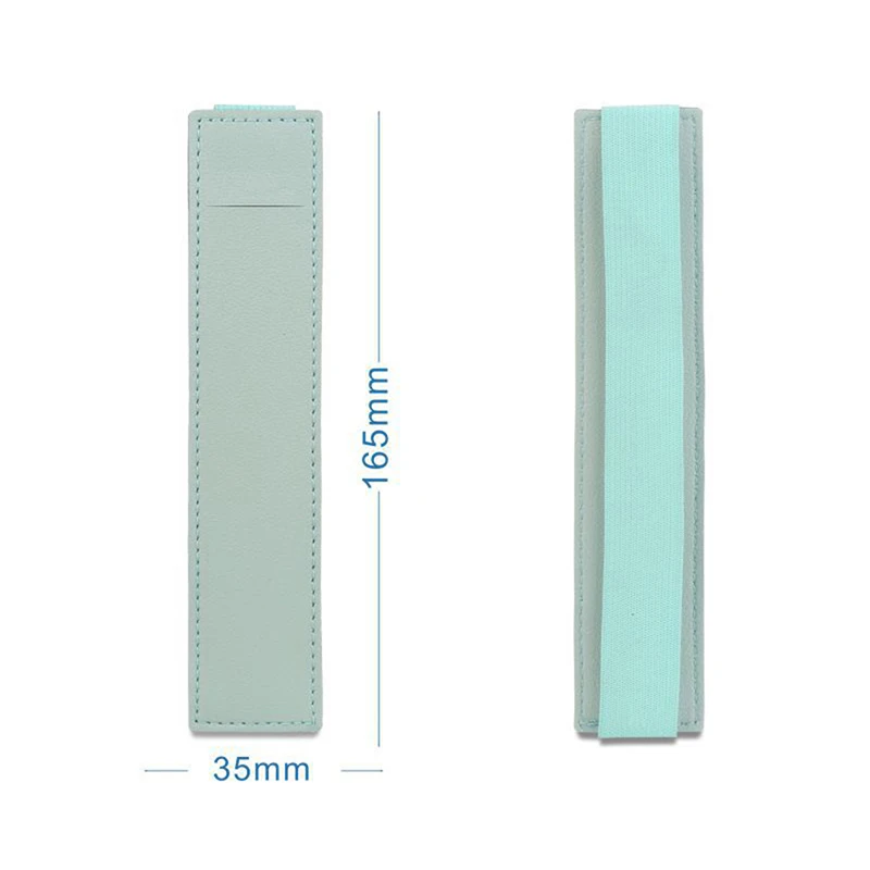 Adjustable Elastic Band Pen Holder Colorful PU Leather Pen Sleeve Pouch Elastic Notebook Pen Holder 8-1.5 Inch Detachable