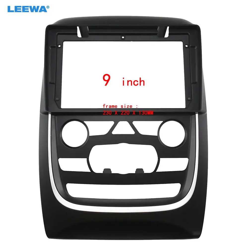 Leiwa Audio mobil 9 "layar besar, Unit kepala dasbor Fascia Kit bingkai Panel adaptor untuk Dodge Durango 2014-2020 bingkai dasbor Radio # CA7878