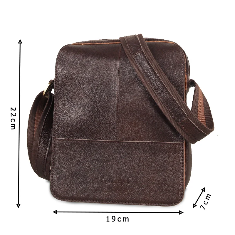 Cobbler Legend Men\'s vintage Crossbody Bag high-quality handmade leather multifunctional one shoulder fashion business bag