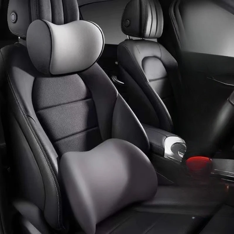 

FOR Car TOYOTA Memory Foam Neck Pillow Protection Lumbar Backrest Cushion Lumbar Cushion Car Headrest Cushion