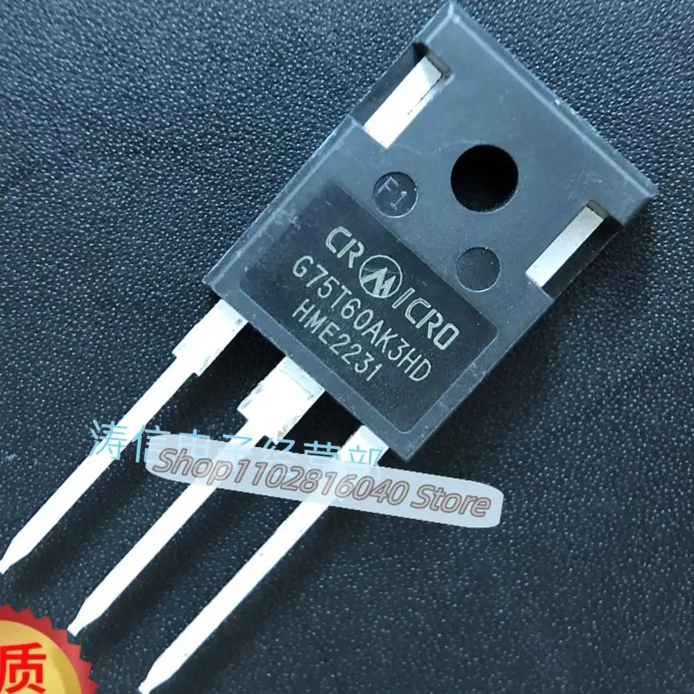 10PCS/Lot G75T60AK3HD  75A600V IGBTBest Quality Imported Original