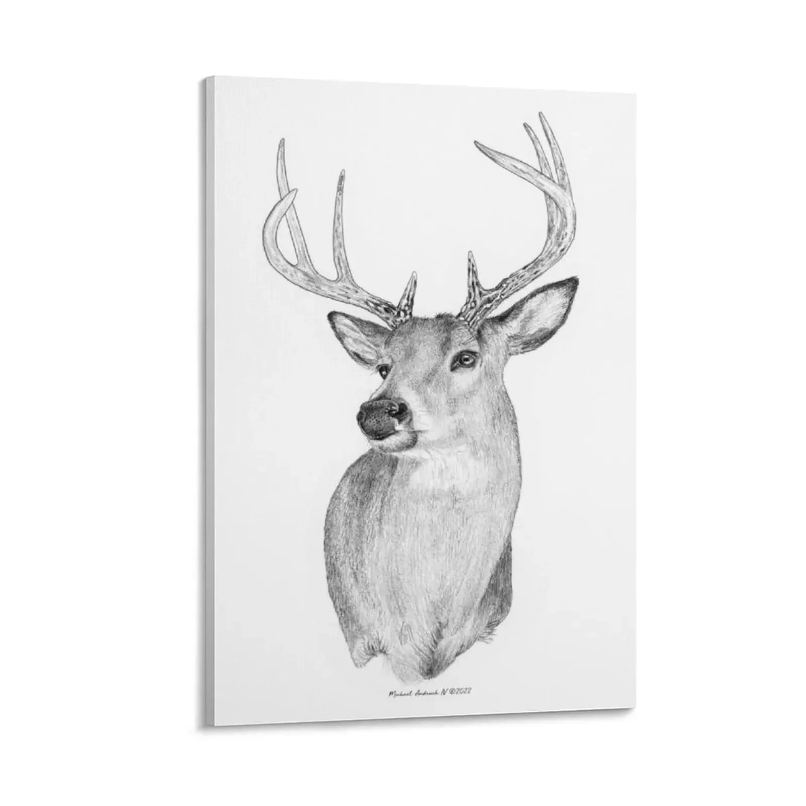 

8 Point Buck Canvas Painting aesthetic room decor anime poster Decorative picture