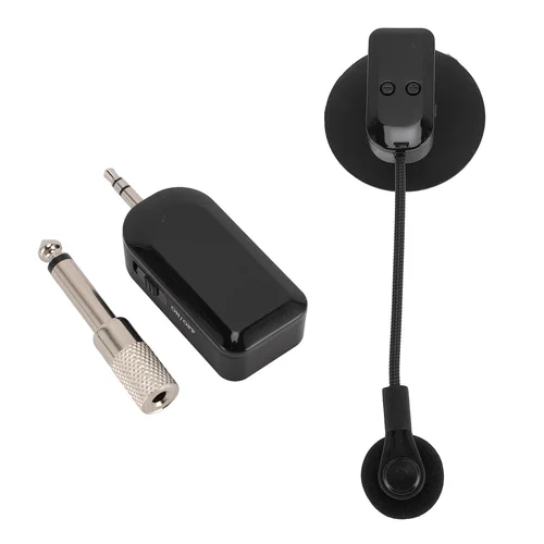 Imagen 2 del producto Sistema de captación de micrófono de instrumento inalámbrico 2,4G para guitarra, violín, acordeón, violonchelo, cítara, loco, puesta en escena