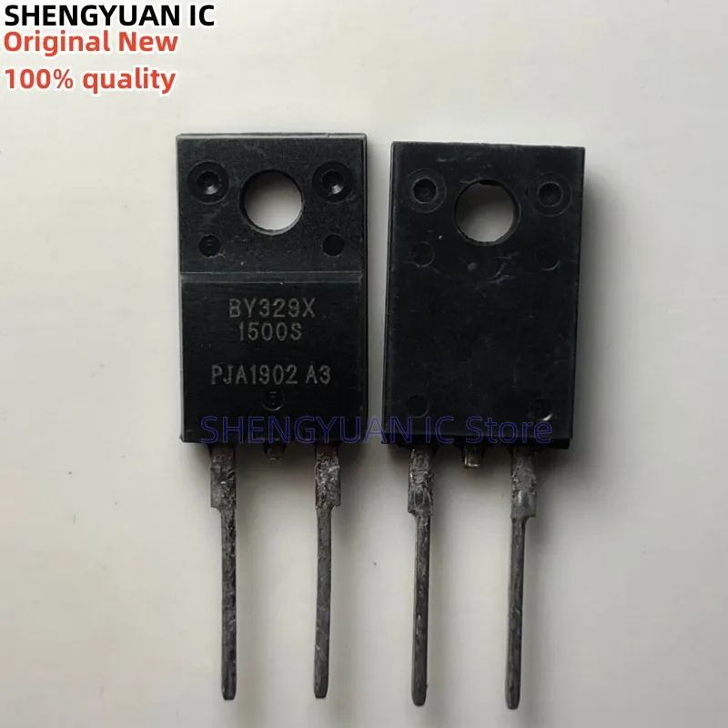 10Pcs/lot BY329X-1500S BY329X-1500 BY329X TO-220F-2 Damper diode fast, high-voltage 100% new imported original 100% quality