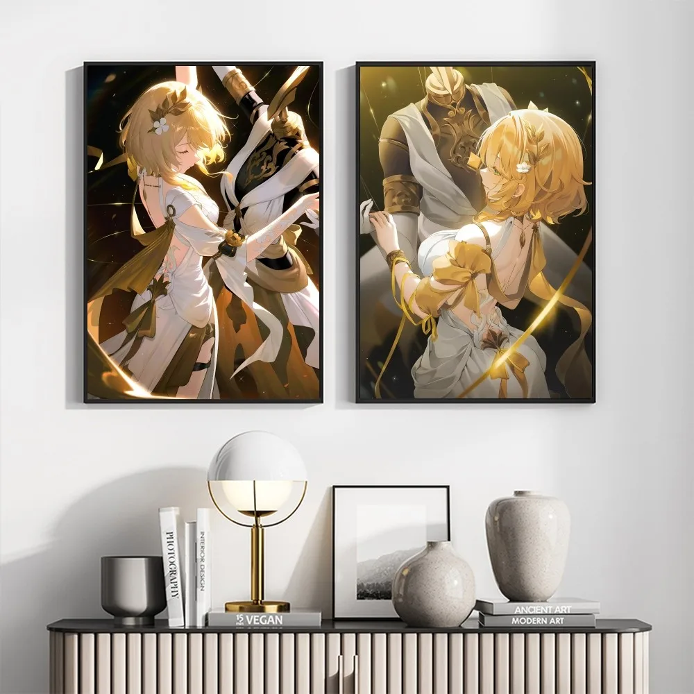 1 قطعة هونكاي ستار السكك الحديدية ويكي Aglaea لعبة المشارك ذاتية اللصق الفن ورق مقاوم للماء ملصق مقهى بار غرفة جدار ديكور