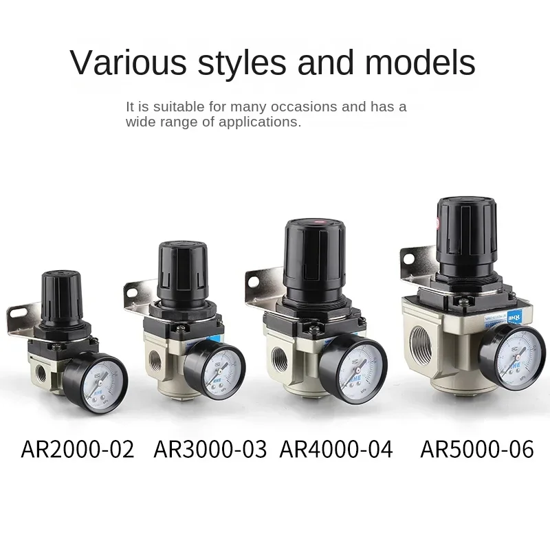 المبيعات الساخنة صمام تخفيض الضغط AR2000-02 صمام تنظيم الضغط الهوائي Ar3000-03 منظم ضغط الهواء AR4000-04