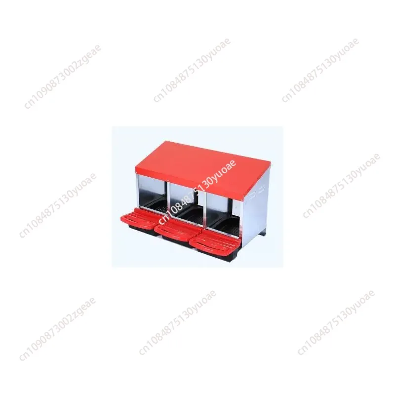 Rolled egg collection, compartment metal egg nest box animal cage products