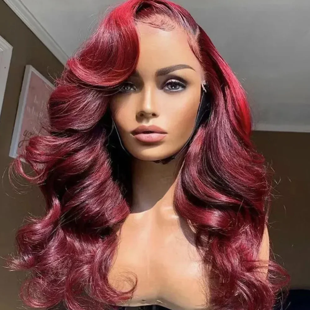 40 42 Inch HD Loose Deep Wave 13x6 Lace Front Human Hair Wigs Brazilian Curly Water Wavy 13x4 Lace Frontal Wigs For Women 250% product image