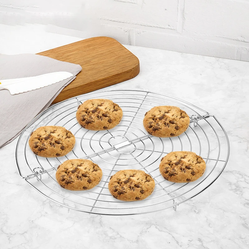 

Round Steamer Rack and Cooling Rack,12.67 inches Cooking Rack,Wire Steamer Kettle Rack Holderfor Baking Canning Cooking Steaming