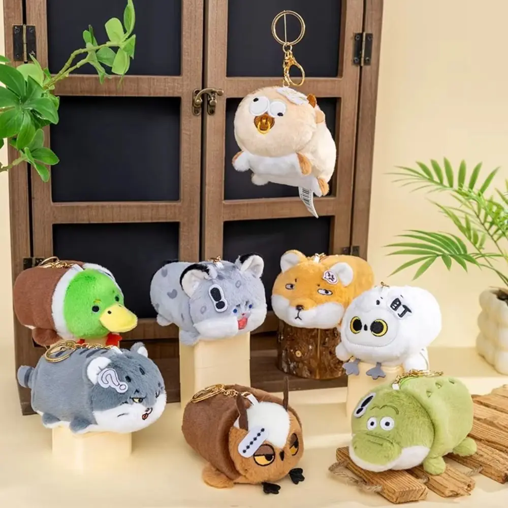 

Animal Series Crocodile Zero Wallet Pallas cat Key Chain Platypus Earphone Bag Snowy Owl Adorable Cattle Coin Purse Gifts