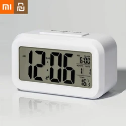 Xiaomi Youpin LED sveglia digitale retroilluminazione Snooze Data Time Calendar Desktop multifunzione retroilluminazione elettronica orologio da tavolo