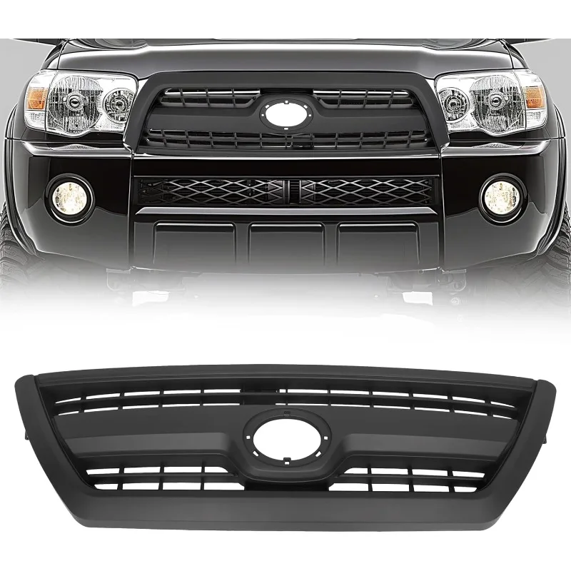 

KUAFU Front Grille 4Runner TO1200297 Plastic Bumper Grill Black