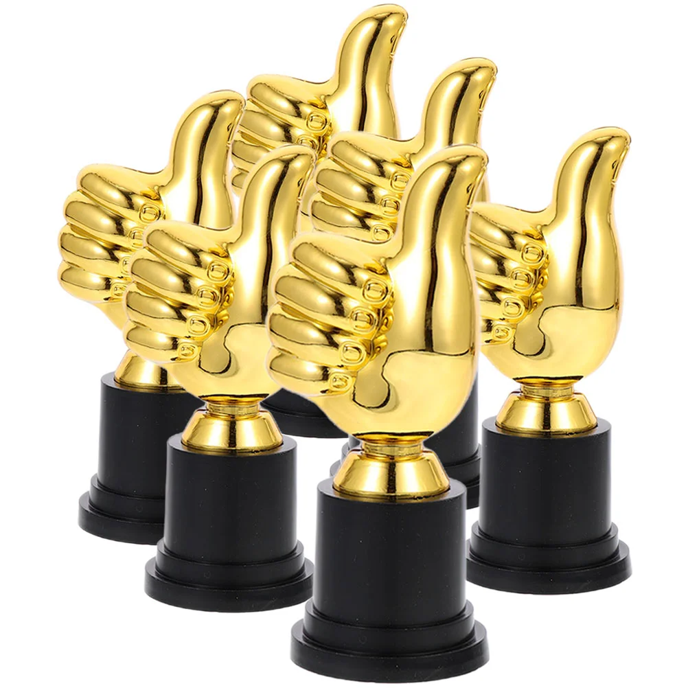 

6 Pcs Kids Awesome Trophy Awards Kindergarten Model Sports Gifts Children Mini Football