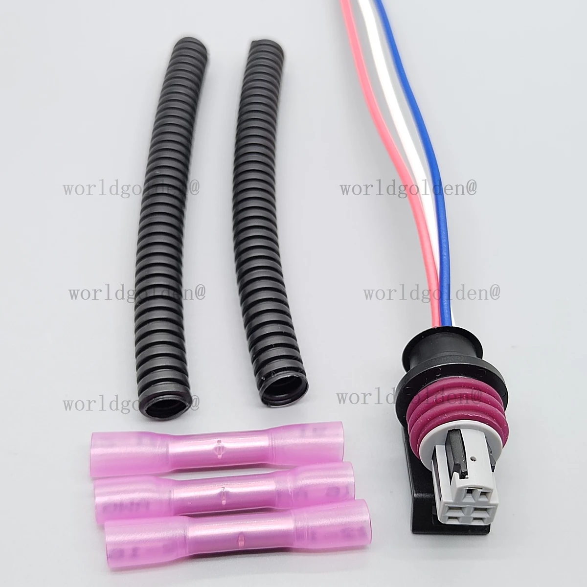 Car Connector 15397275 3Pin Socket for Buick Throttle Position Air Conditioning Pressure Sensor Replacement