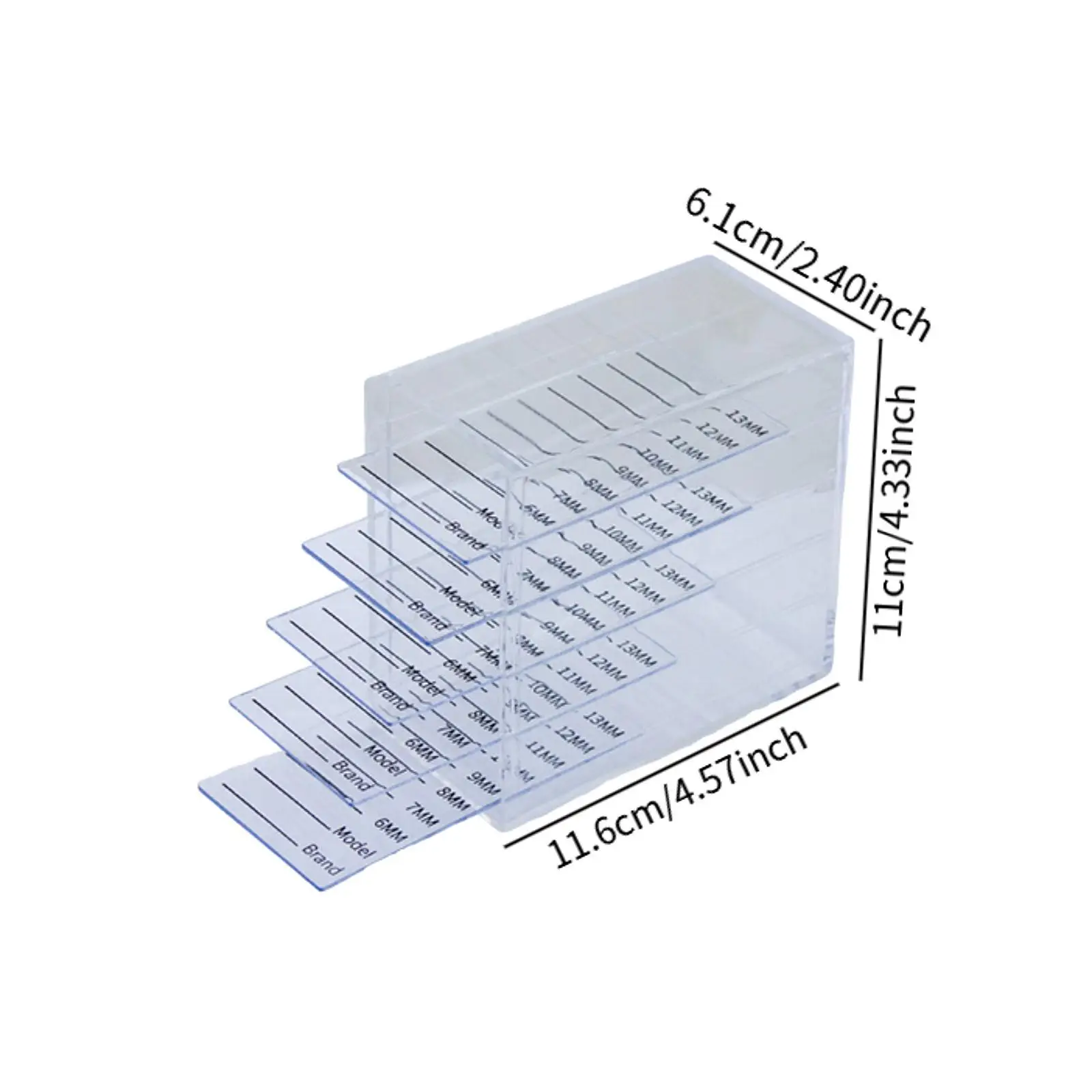 5 طبقات صندوق تخزين الرموش أكريليك قوي لاش عرض منظم الرموش حامل البليت حامل ماكياج لمستحضرات التجميل #6
