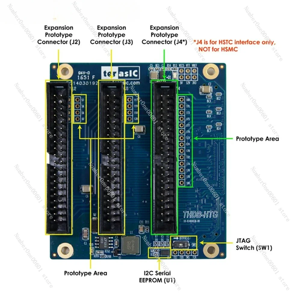 GPIO-HSTC sub-board HTG Extension HSMC with DE2-115/DE4/TR4