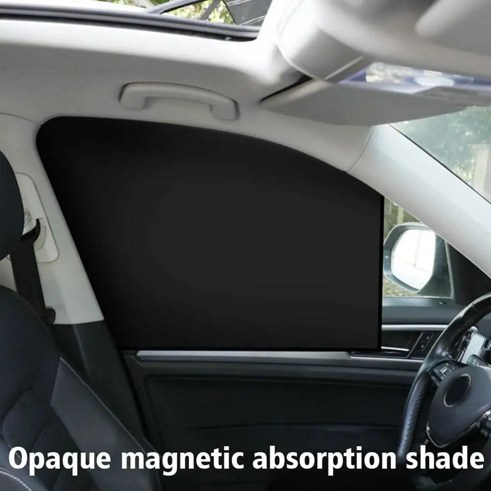 Magnetic Car Sun Shade Foldable Side Window Mesh Sun Visor UV Protection Summer Car Window Accessories