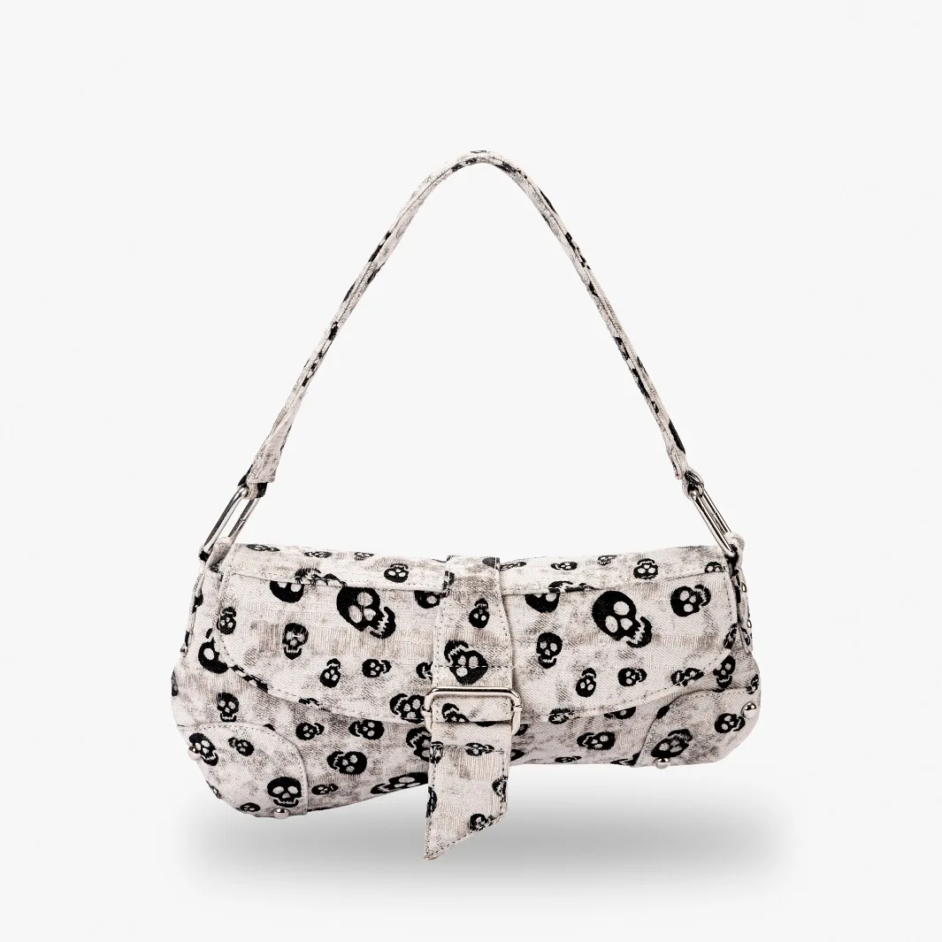 

НОВЫЕ холщовые нагрудные сумки с принтом в стиле ретро, асимметричная сумка через плечо, модные новейшие сумки-седла под мышками