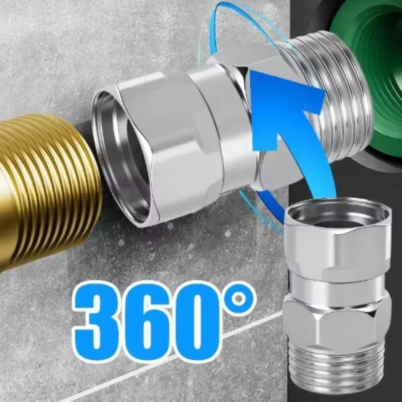 1pcs Stainless Angle Valve Connector 1/4
