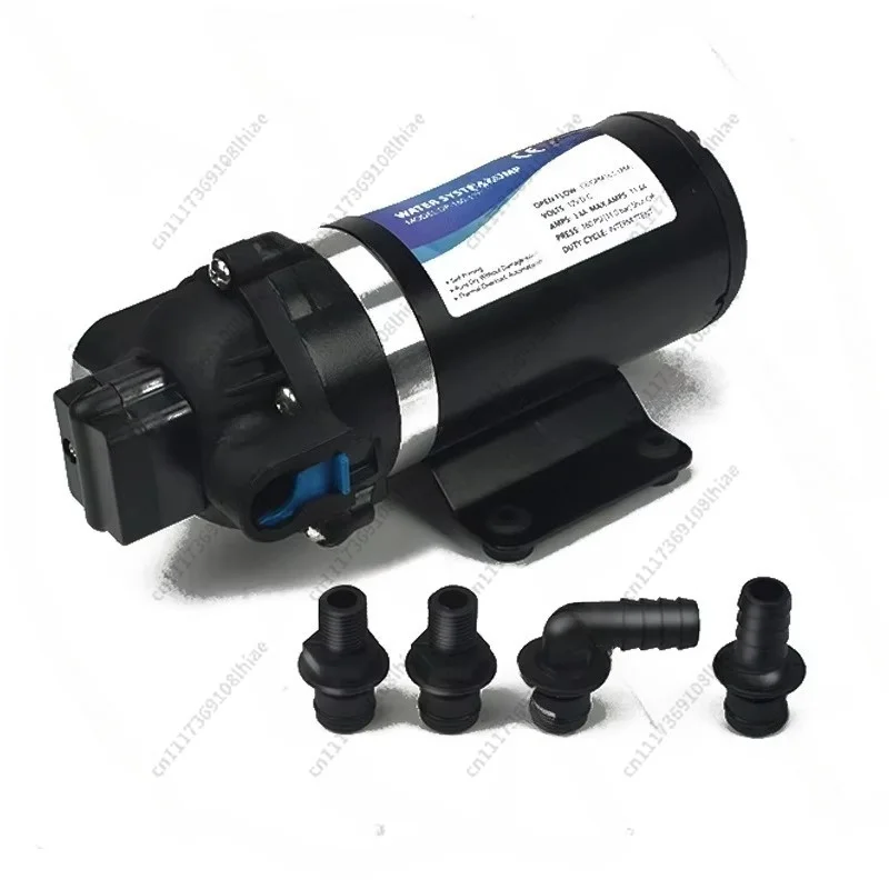 DP-160 High Pressure Diaphragm Pump 12v24v Small Pesticide Spray Water Purifier Road Roller Floor Heating Cleaning Car Pump