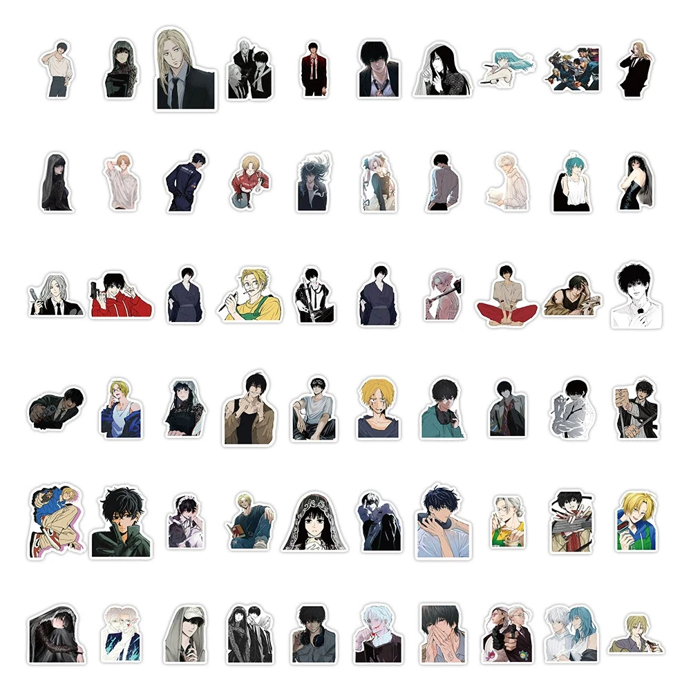 10/30/60 قطعة Yoichi Nagumo Sakamoto Days ملصقات Shishiba Osaragi أنيمي ملصق الكمبيوتر المحمول سكيت حقيبة الهاتف الشارات باردة