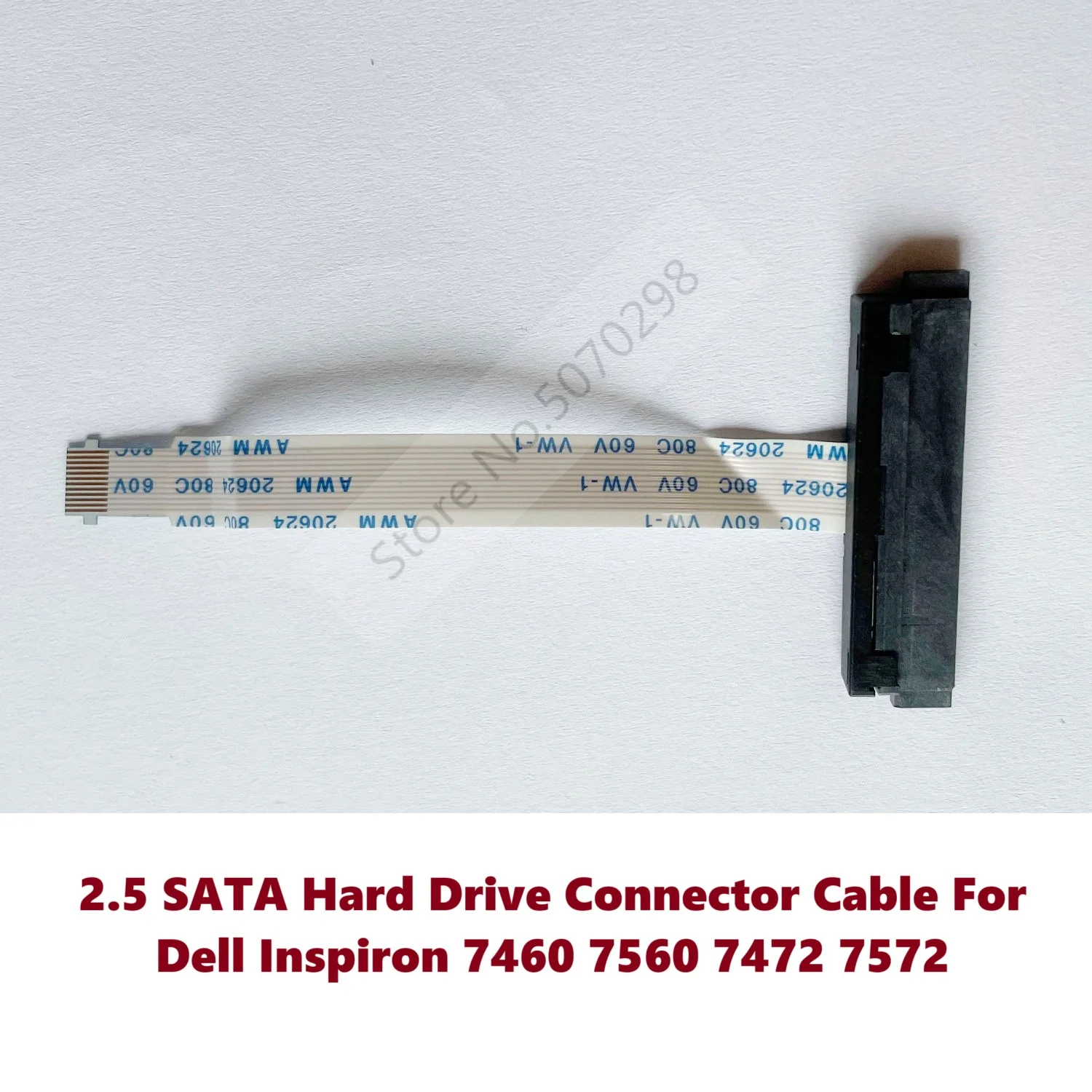 Replacement 2.5 SATA HDD SSD Hard Drive Flex Cable Connector For Dell Inspiron 7460 7560 7472 7572 P/N NBX0001ZV00 8FG2F